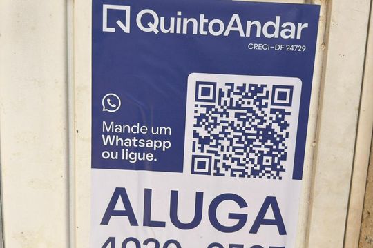 Plaquinha de kitnet/studio para alugar com 2 quartos, 57m² em Setor Habitacional Vicente Pires, Brasília