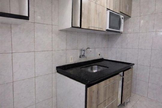 Cozinha de apartamento à venda com 2 quartos, 54m² em RESIDENCIAL das Acacias, Várzea Paulista