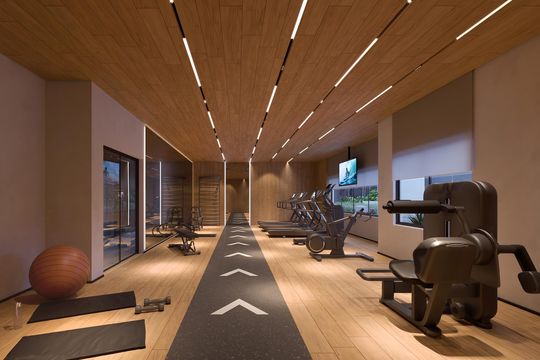 Área comum - Academia de apartamento à venda com 3 quartos, 115m² em Savassi, Belo Horizonte