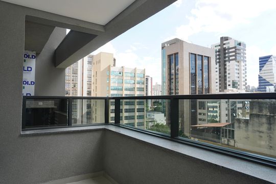 Sala - Varanda  de apartamento à venda com 3 quartos, 115m² em Savassi, Belo Horizonte
