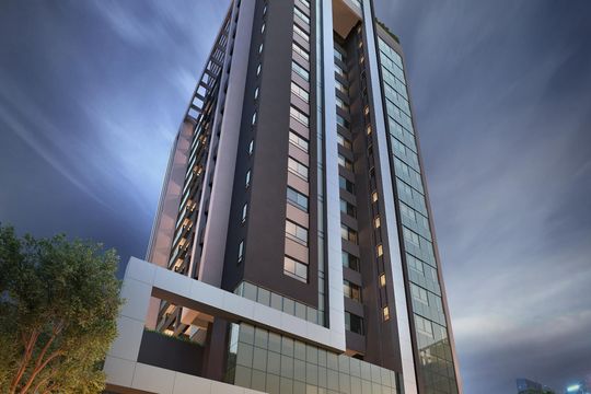 Fachada de apartamento à venda com 3 quartos, 115m² em Savassi, Belo Horizonte