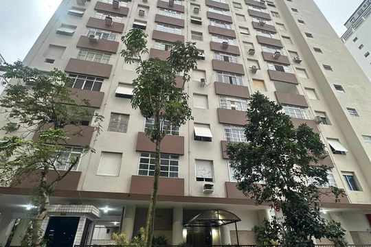Fachada do Prédio de apartamento para alugar com 1 quarto, 52m² em Centro, São Vicente