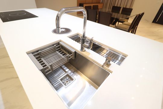 Cozinha de casa para alugar com 3 quartos, 360m² em Saraiva, Uberlândia