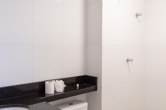 Banheiro de apartamento para alugar com 2 quartos, 46m² em Vila Galvão, Guarulhos