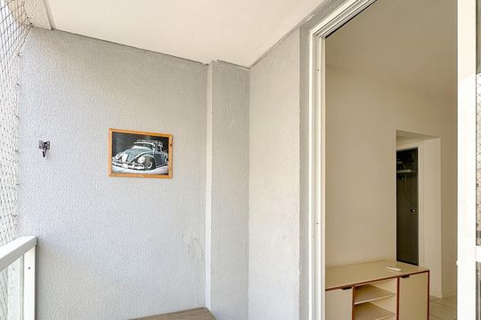 Varanda da Sala de apartamento para alugar com 2 quartos, 66m² em Forquilhinhas, São José