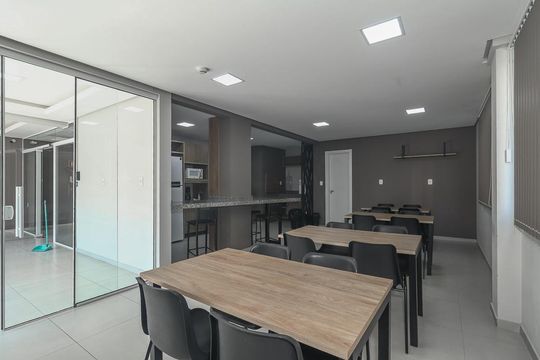 Área comum - Salão de festas de apartamento para alugar com 1 quarto, 49m² em Bom Jesus, Porto Alegre