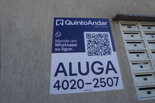 Placa de apartamento para alugar com 2 quartos, 55m² em Chácara Belenzinho, São Paulo
