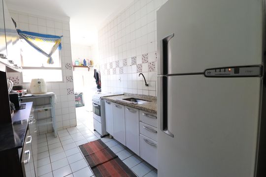 Cozinha de apartamento para alugar com 2 quartos, 70m² em Subsetor Oeste - 12 (o-12), Ribeirão Preto