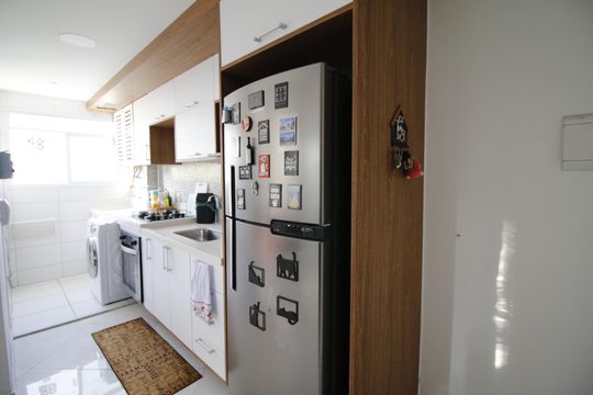 Cozinha de apartamento à venda com 2 quartos, 45m² em Anil, Rio de Janeiro