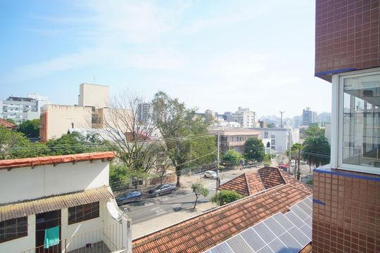 Quarto - Vista de apartamento para alugar com 1 quarto, 59m² em Petrópolis, Porto Alegre