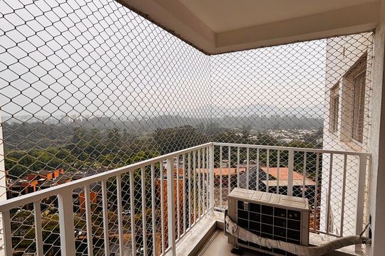 Varanda da Sala de apartamento para alugar com 1 quarto, 53m² em Alphaville Empresarial, Barueri