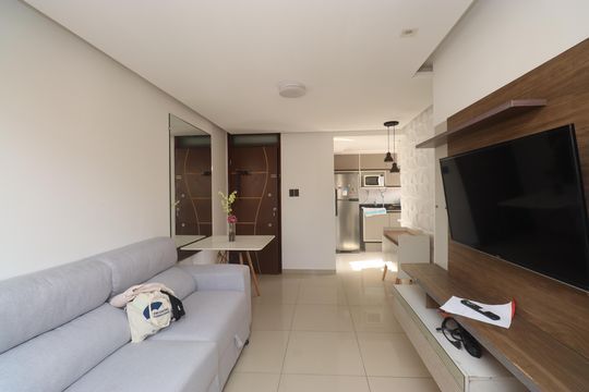 Sala de apartamento para alugar com 2 quartos, 58m² em Fazenda Grande Iv, Salvador