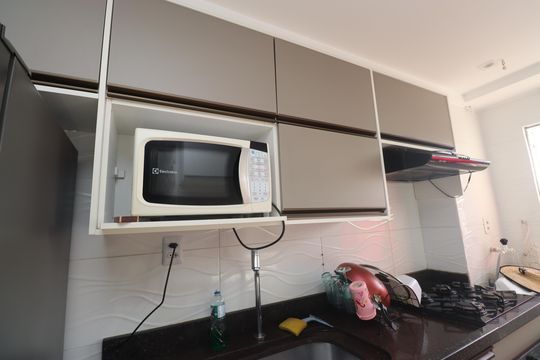 Cozinha de apartamento para alugar com 2 quartos, 58m² em Fazenda Grande Iv, Salvador