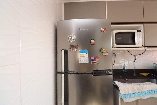 Cozinha de apartamento para alugar com 2 quartos, 58m² em Fazenda Grande Iv, Salvador