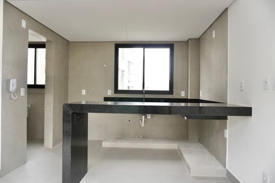 Cozinha e Área de Serviço de apartamento à venda com 3 quartos, 92m² em Luxemburgo, Belo Horizonte