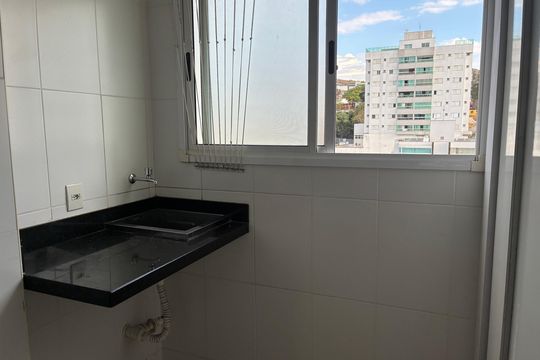Área de serviço de apartamento à venda com 2 quartos, 67m² em Buritis, Belo Horizonte
