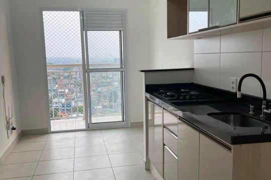 Cozinha de apartamento à venda com 1 quarto, 28m² em Vila Ré, São Paulo