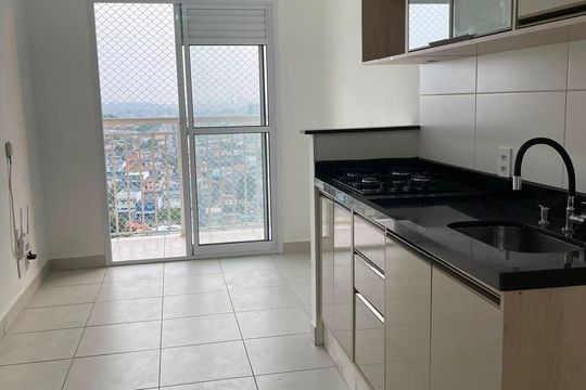 Cozinha de apartamento à venda com 1 quarto, 28m² em Vila Ré, São Paulo