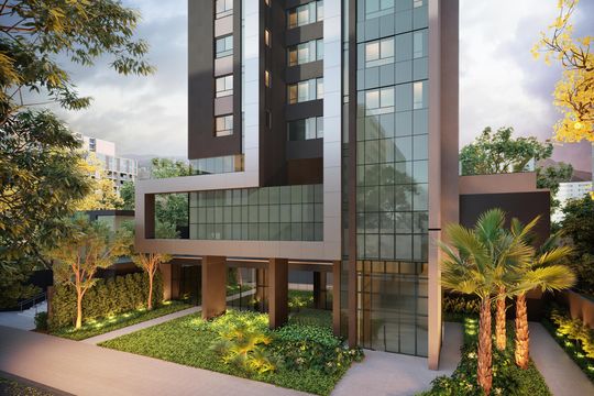 Fachada  de apartamento à venda com 3 quartos, 99m² em Savassi, Belo Horizonte