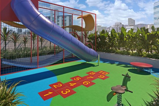 Área comum - Playground de apartamento à venda com 3 quartos, 99m² em Savassi, Belo Horizonte