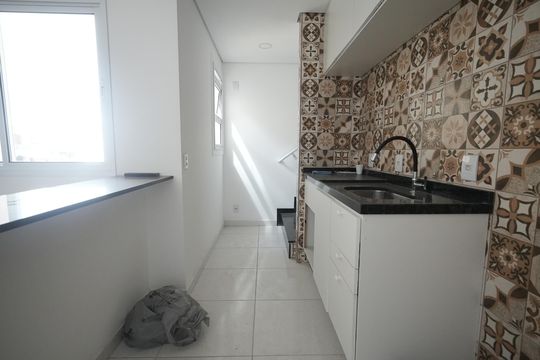 Cozinha de apartamento à venda com 2 quartos, 100m² em Parque Novo Oratório, Santo André