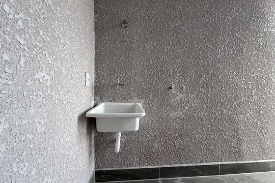 Área de serviço de apartamento para alugar com 2 quartos, 65m² em Chacaras Reunidas Santa Terezinha, Contagem