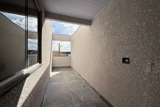Área externa de apartamento para alugar com 2 quartos, 62m² em Chacaras Reunidas Santa Terezinha, Contagem