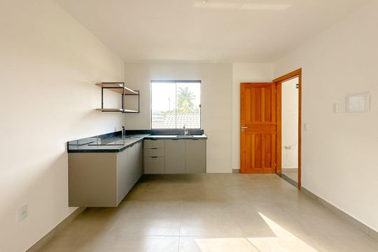 Cozinha de apartamento para alugar com 1 quarto, 31m² em Ipiranga, São José