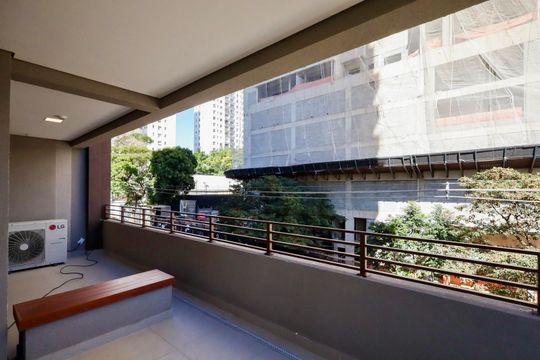 Área de Descanso  de kitnet/studio para alugar com 1 quarto, 19m² em Santo Amaro, São Paulo