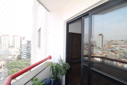 Sala - Varanda de apartamento à venda com 3 quartos, 90m² em Carandiru, São Paulo