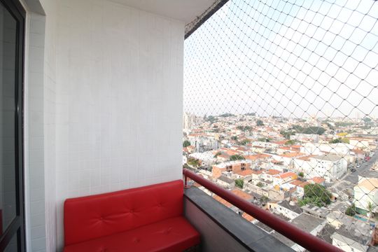 Sala - Varanda de apartamento à venda com 3 quartos, 90m² em Carandiru, São Paulo