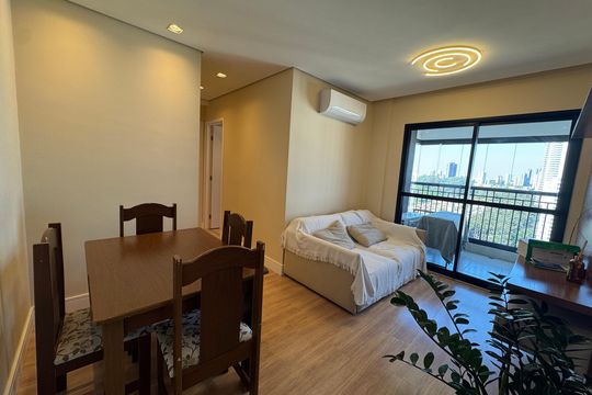 Sala de apartamento para alugar com 2 quartos, 62m² em Continental, Osasco
