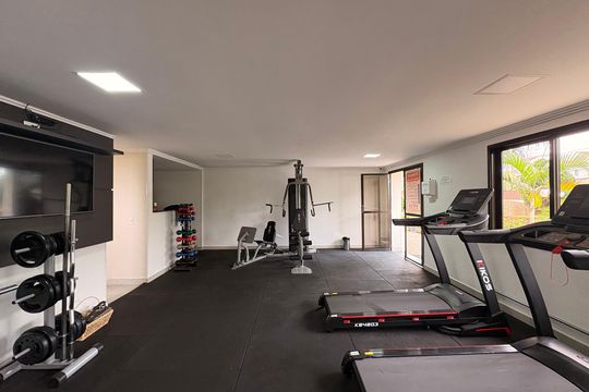 Área comum - Academia de apartamento para alugar com 2 quartos, 80m² em Vila Floresta, Santo André