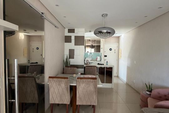 Sala de apartamento à venda com 2 quartos, 57m² em Santa Terezinha, Santo André