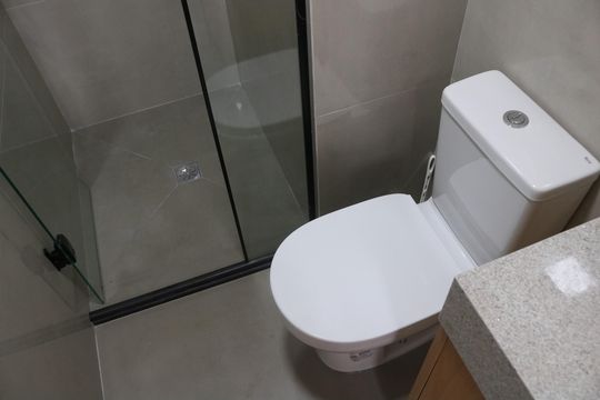 Banheiro de apartamento para alugar com 2 quartos, 38m² em Bom Retiro, São Paulo
