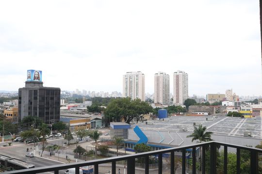 Varanda da Sala de apartamento para alugar com 2 quartos, 38m² em Bom Retiro, São Paulo
