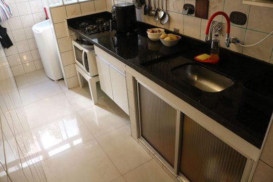 Cozinha e Área de Serviço de apartamento à venda com 1 quarto, 50m² em Água Branca, São Paulo