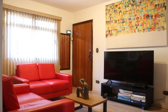 Sala de apartamento à venda com 1 quarto, 50m² em Água Branca, São Paulo