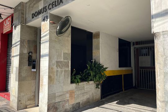 Fachada do Prédio de apartamento à venda com 1 quarto, 50m² em Água Branca, São Paulo