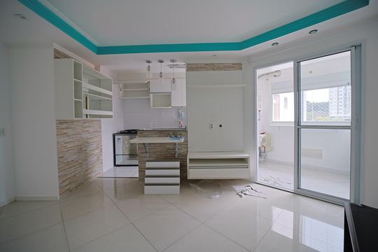 Sala de apartamento à venda com 2 quartos, 52m² em Chácara Cruzeiro do Sul, São Paulo
