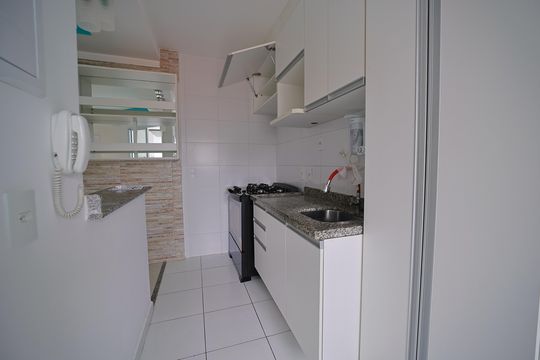 Cozinha de apartamento à venda com 2 quartos, 52m² em Chácara Cruzeiro do Sul, São Paulo