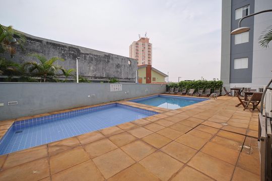 Área comum - Piscina de apartamento à venda com 2 quartos, 52m² em Chácara Cruzeiro do Sul, São Paulo