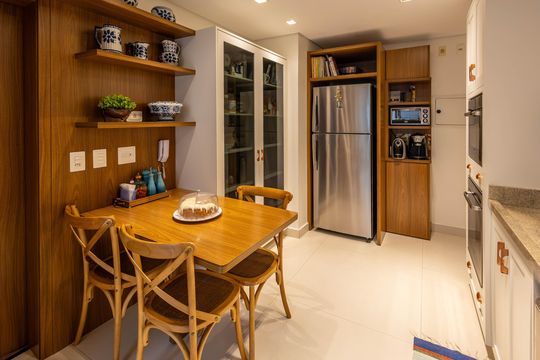 Cozinha de apartamento à venda com 5 quartos, 130m² em Brooklin, São Paulo