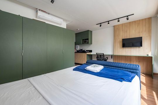 Studio de kitnet/studio para alugar com 1 quarto, 25m² em Pinheiros, São Paulo