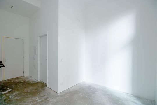 Sala - Cozinha de kitnet/studio à venda com 1 quarto, 141m² em Indianópolis, São Paulo