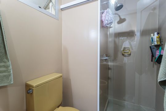 Banheiro Social de apartamento à venda com 3 quartos, 97m² em Vila Olímpia, São Paulo