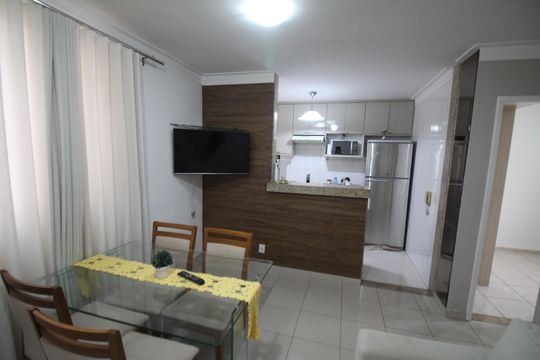 Sala de apartamento para alugar com 2 quartos, 49m² em Camargos, Belo Horizonte