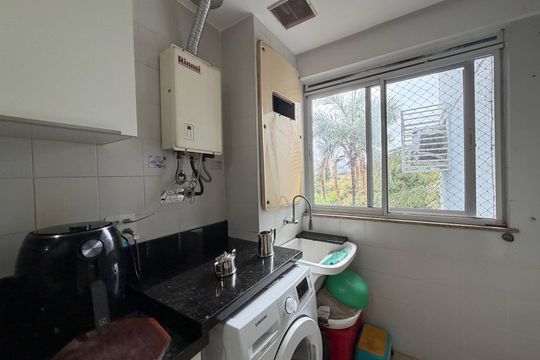 Área de serviço de apartamento à venda com 3 quartos, 114m² em Barra Olímpica, Rio de Janeiro