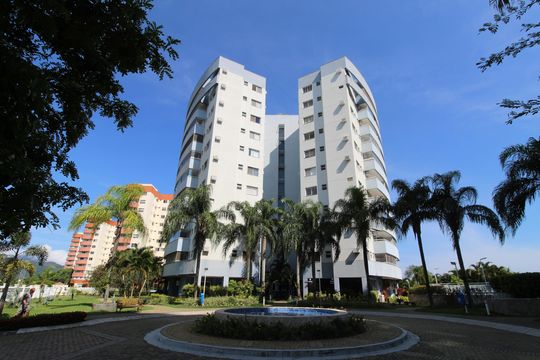 Fachada do bloco de apartamento à venda com 3 quartos, 114m² em Barra Olímpica, Rio de Janeiro