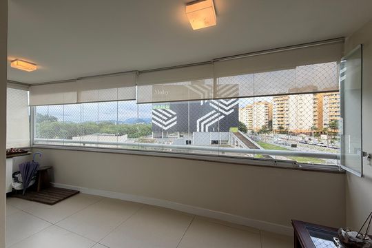 Sala - Varanda de apartamento à venda com 3 quartos, 114m² em Barra Olímpica, Rio de Janeiro